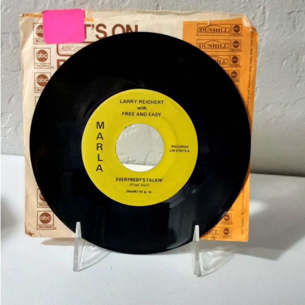 This is a 45RPM vinyl record Larry Reicher ~Vintage~